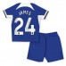 Chelsea Reece James #24 Dětské Oblečení Domácí Dres 2023-24 Krátkým Rukávem (+ trenýrky)